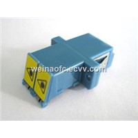 Fiber Optic Adapter LC-LC Duplex with Cover Shutter
