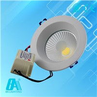 8A  9w  Indoor COB LED Down Light D112.5*50.5mm AC90-264V ROHS