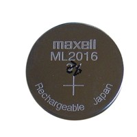 Maxell ML2016 Rechargeable Lithium battery