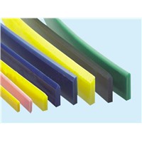 Screen printing squeegee rubber