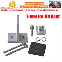 Solar T foot Tin Roof Hooks with Self-tapping Screws