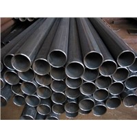 black painted erw steel pipe