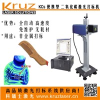 Beijing Kruz 20W Co2 laser marking machine for wood,leather, and leather marking
