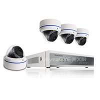 Power Line Communication Dome Camera Kit,720P/960P/1080P security cctv camera kit