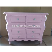 New Arrival: Solida Wood Rosa Painting Surface Cabinet