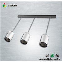 Aluminum Cylinder LED Pendant Light 15w*3 led lamps