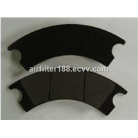 heavy truck ZL40 rubber brake pad supply/factory direct sell