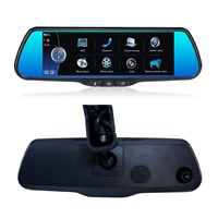 7.36&amp;quot; Car DVR with GPS, Hand-Free Bluetooth, Multi-Media Player, Rear-View Auto Switch Over