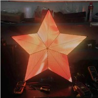 Creative irregular LED display star shape with CE/RoHS/FCC/CCC/ISO 9001