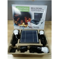 solar system kits solar energy power with small solar panel for home lighting