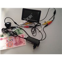 Counterfeit Bill Detector System with IR Mini Camera+4.3'' LCD Monitor,Fake Money Detector Kits