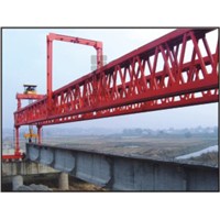 Highway railway dual purpose bridge erecting crane