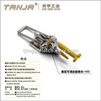 [TANJA] 432 adjustable toggle latch / self-locking industrial horizontal clamp