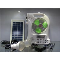 solar system with fan