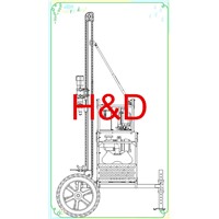 HD-30B Man Portable Drilling Rig (Wheel Type)