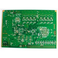 Multilayer FR4 Rigid 4 layer pcb green Soldermask PCB with HASL Surface