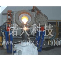 high capacity vertical type IF induction melting furnace with low power consumption