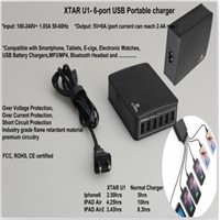 xtar six port usb portable charger