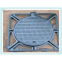 Anti-theft manhole cover EN 124 D400 C250 with lock