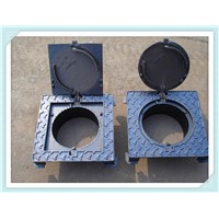 Ductile cast iron electricity meter box manhole cover EN 124