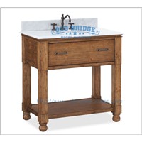 High quality bathroom sink vanity base with wooden legs