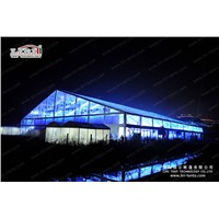 50x50m wedding tent with clear walls and roof for sale