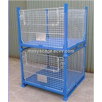 Collapsible Warehouse Decorative Wire Mesh Stillage Cages Boxes