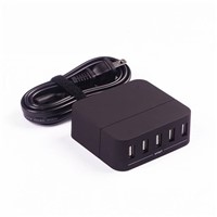 Universal 8A 5 usb Port Home and Travel USB Charger for iPhone 6