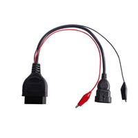 for FIAT 3pin to OBD2 16pin Female Adapter Cable