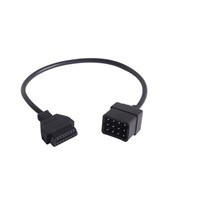 for Renault 12pin OBD to 16 Pin OBD2 Conerter Diagnostic Cable