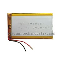 China lithium polymer battery manufacturer lipo 405085 3.7V 2000mAh