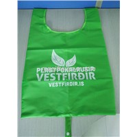 Good quality Green polyester foldable shopping bags