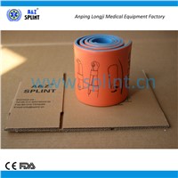 X-ray compatible polymer moldable medical splint