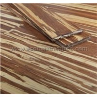 Tiger colour strand woven bamboo flooring
