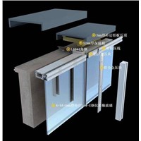 Full steel frame fireproofing system: curtain wall&partition wall for building\hall\airport \indoor