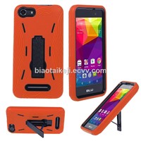 Fashion design PC+Silicon cover multi-color mobile phone case for Blu Dash M/D030U