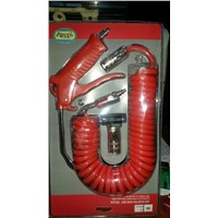 PU spiral hose PU air coil air duster gun