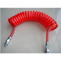 Pu air coil spiral air coil brake hose