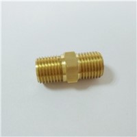 metric fitting 1/4&amp;quot;male reducing brass hex nipple