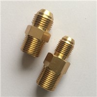 Oil cooler adapter fittings, brass oil nipple