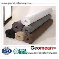 100gsm Staple PET/PP needled punched non woven geotextile fabric