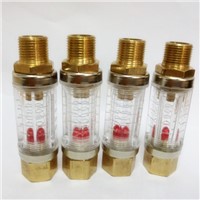 brass connection plastic water flow meter low cost from factory