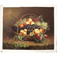 still life oil paintings fruits painting classical painting decoration  high quality