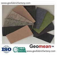 350gsm Staple PET/PP needled punched non woven geotextile fabric