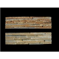 Gold Wood-Grain Ledges Stone