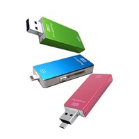 3-in-1  OTG USB3.0 flash drive pendrive usb sticks for iphone 6 5 &amp;amp; Android mobile phones &amp;amp;PC