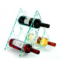 Cheap promotional display shelf wine bottle holder