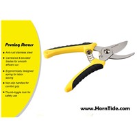 HornTide Bypass Pruner Pruning Shears 8-inch Hand Secateurs