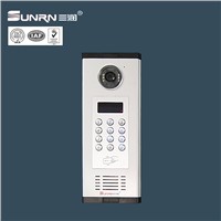 Wired house voice intercom system door phone unlock for home