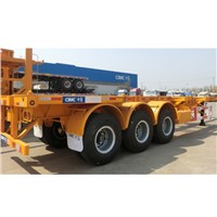 CIMC 3 Axles Skeleton Container Semi-trailer 40ft Container Trailers